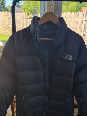 The North Face Black Quilted Down Jacket